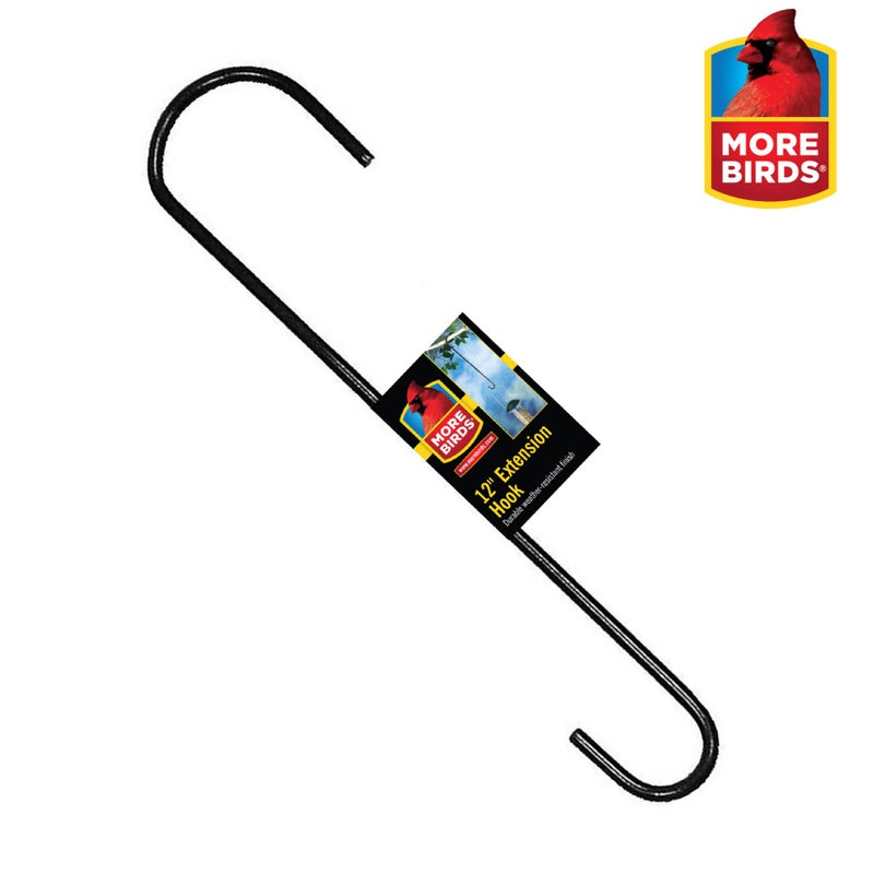 More Birds 12-Inch Extension Steel Hook, Windchimes - Image 2